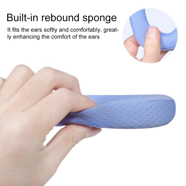 1 Pair Insert Replacement Earpads For Logitech G435, Material:Football Net Fabric(Black) - Earmuff & Pad by buy2fix | Online Shopping UK | buy2fix