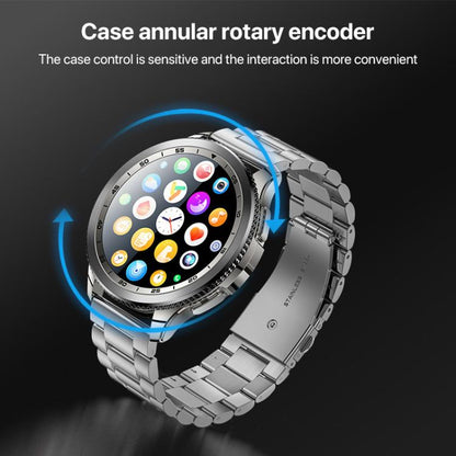 Yesido IO34 1.43 inch AMOLED Screen Metal Smart Watch Support BT Call(Grey) - Smart Watches by Yesido | Online Shopping UK | buy2fix