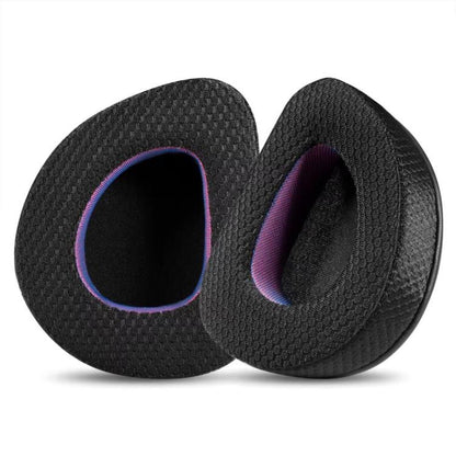2pcs Insert Replacement Earpads For ASUS ROG Delta S, Material:Net Fabric(Black Purple) - Earmuff & Pad by buy2fix | Online Shopping UK | buy2fix
