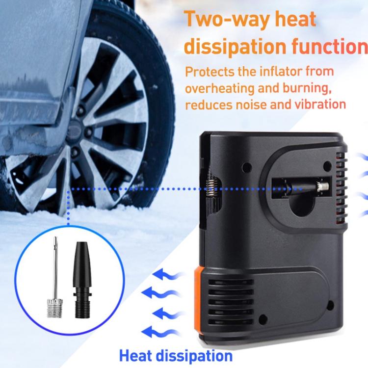LD-1610 Car Portable Smart Electric mini Air Pump(Red) - Inflatable Pump by buy2fix | Online Shopping UK | buy2fix