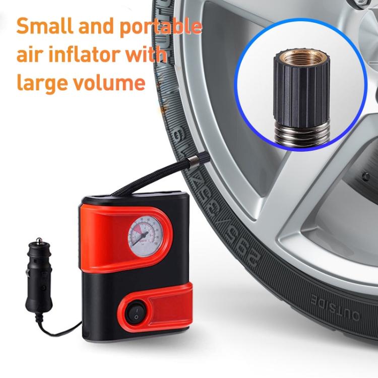LD-1610 Car Portable Smart Electric mini Air Pump(Red) - Inflatable Pump by buy2fix | Online Shopping UK | buy2fix
