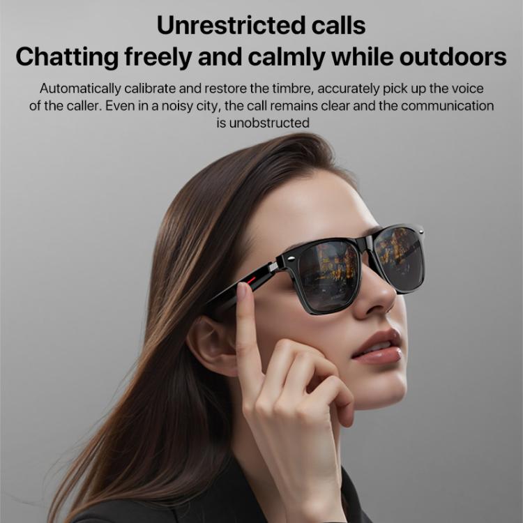 Yesido IO35 Smart Music Glasses IP54 Waterproof Support BT Call(Black) - Smart Glasses by Yesido | Online Shopping UK | buy2fix