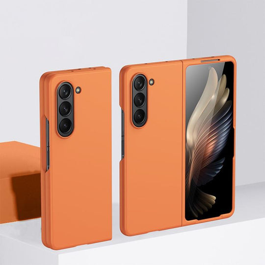 For Samsung Galaxy Z Fold7 Kalebol Ultra-thin Shockproof PC Phone Case(Orange)
