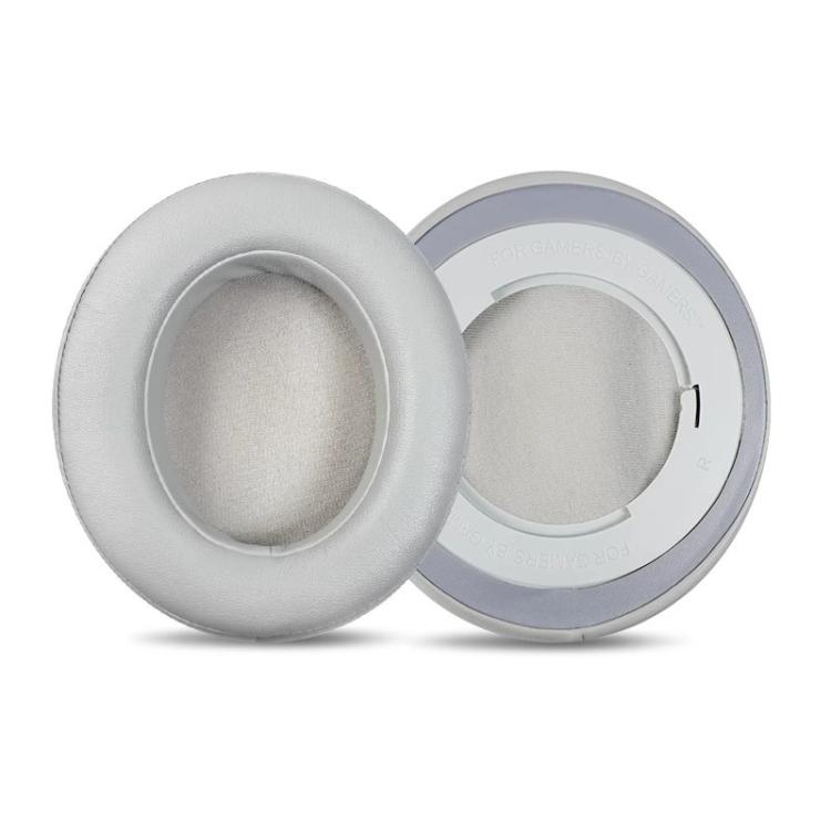 1 Pair Rotating Snap-on Replacement Earpads For Razer Kraken Pro V2, Material:Protein Leather(Grey) - Earmuff & Pad by buy2fix | Online Shopping UK | buy2fix