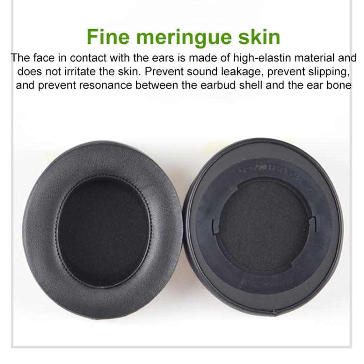 1 Pair Rotating Snap-on Replacement Earpads For Razer Kraken Pro V2, Material:Protein Leather(Black) - Earmuff & Pad by buy2fix | Online Shopping UK | buy2fix