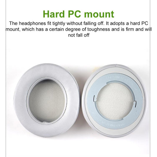 1 Pair Rotating Snap-on Replacement Earpads For Razer Kraken Pro V2, Material:Football Net Fabric(Grey) - Earmuff & Pad by buy2fix | Online Shopping UK | buy2fix