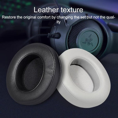 2pcs Insert Replacement Earpads For Razer Kraken Tournament / Edition / Kraken Kitty, Material:Protein Leather(Black) - Earmuff & Pad by buy2fix | Online Shopping UK | buy2fix