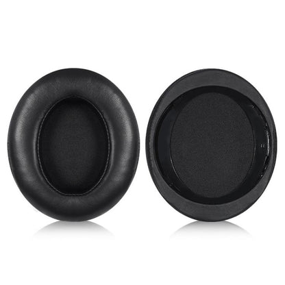 2pcs Lambskin Splicing Earphone Replacement Earpads Pads For Philips SHP9500(Black) - Earmuff & Pad by buy2fix | Online Shopping UK | buy2fix