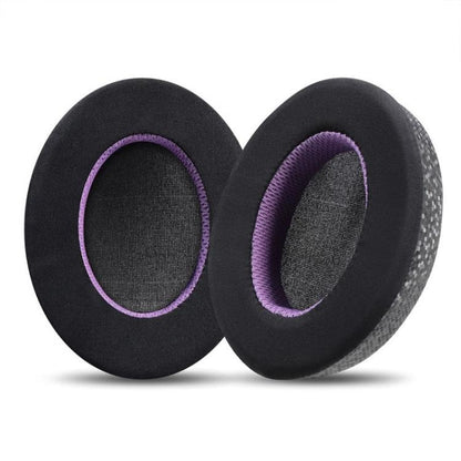 2pcs Insert Replacement Earpads For Razer Standard X / Kraken X / V3 X, Material:Ice Leather Fabric(Black Purple) - Earmuff & Pad by buy2fix | Online Shopping UK | buy2fix