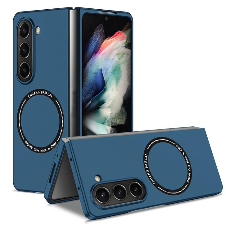 For Samsung Galaxy Z Fold7 Kalebol MagSafe Shockproof Frosted PC Phone Case(Royal Blue) - Galaxy Z Fold7 5G Cases by Kalebol | Online Shopping UK | buy2fix