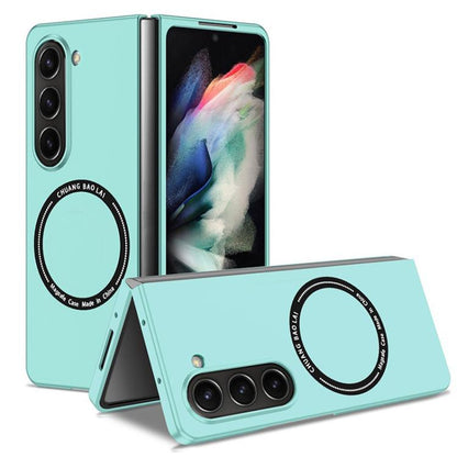 For Samsung Galaxy Z Fold7 Kalebol MagSafe Shockproof Frosted PC Phone Case(Sky Blue) - Galaxy Z Fold7 5G Cases by Kalebol | Online Shopping UK | buy2fix
