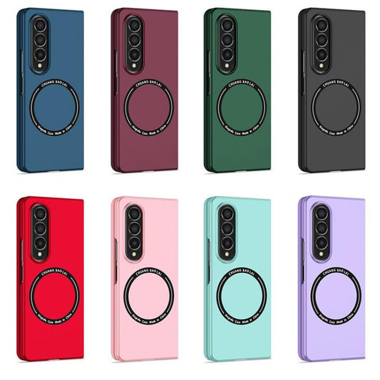 For Samsung Galaxy Z Fold7 Kalebol MagSafe Shockproof Frosted PC Phone Case(Purple) - Galaxy Z Fold7 5G Cases by Kalebol | Online Shopping UK | buy2fix
