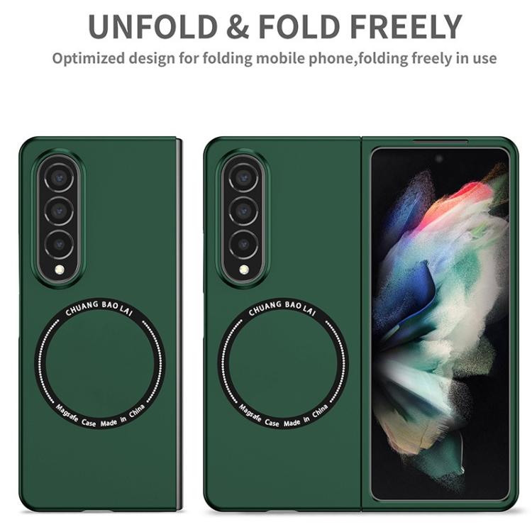 For Samsung Galaxy Z Fold7 Kalebol MagSafe Shockproof Frosted PC Phone Case(Royal Blue) - Galaxy Z Fold7 5G Cases by Kalebol | Online Shopping UK | buy2fix