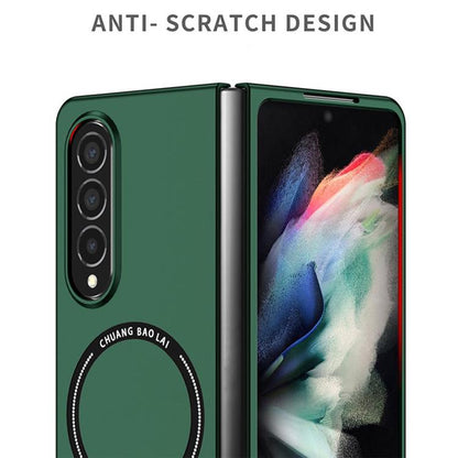 For Samsung Galaxy Z Fold7 Kalebol MagSafe Shockproof Frosted PC Phone Case(Red) - Galaxy Z Fold7 5G Cases by Kalebol | Online Shopping UK | buy2fix