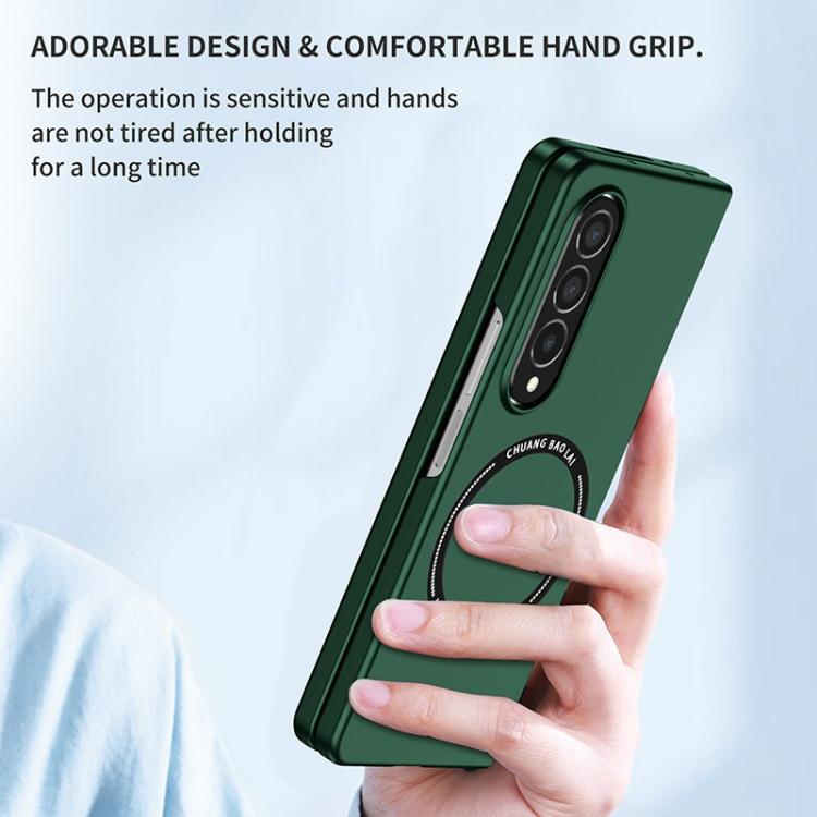 For Samsung Galaxy Z Fold7 Kalebol MagSafe Shockproof Frosted PC Phone Case(Royal Blue) - Galaxy Z Fold7 5G Cases by Kalebol | Online Shopping UK | buy2fix
