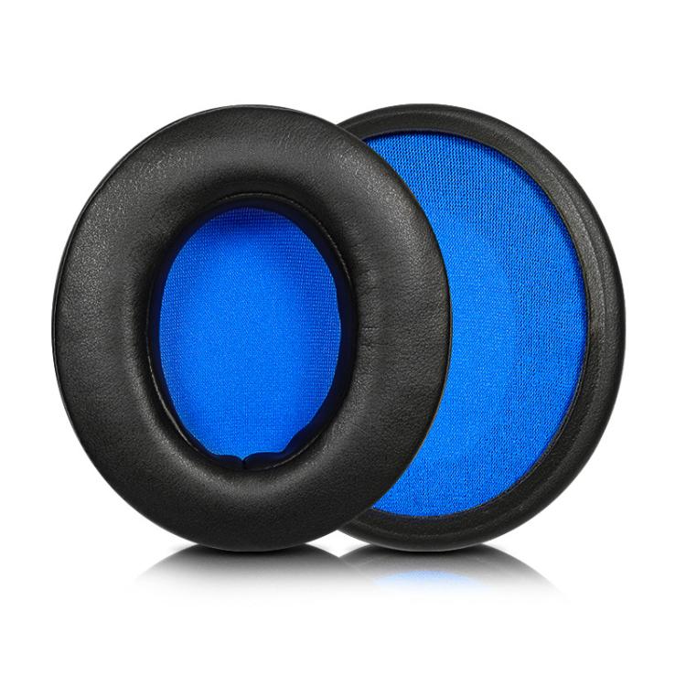 2pcs Insert Replacement Earpads For Razer Standard X / Kraken X / V3 X, Material:Protein Leather(Black Blue) - Earmuff & Pad by buy2fix | Online Shopping UK | buy2fix