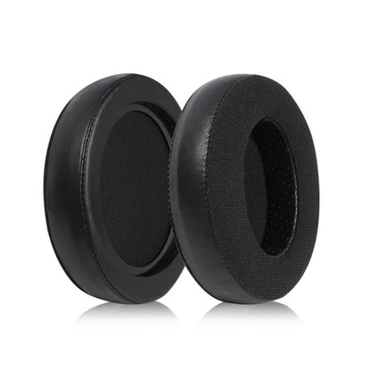 2pcs Lambskin Gold Velvet Earphone Replacement Earpads Pads For Philips SHP9500(Black) - Earmuff & Pad by buy2fix | Online Shopping UK | buy2fix