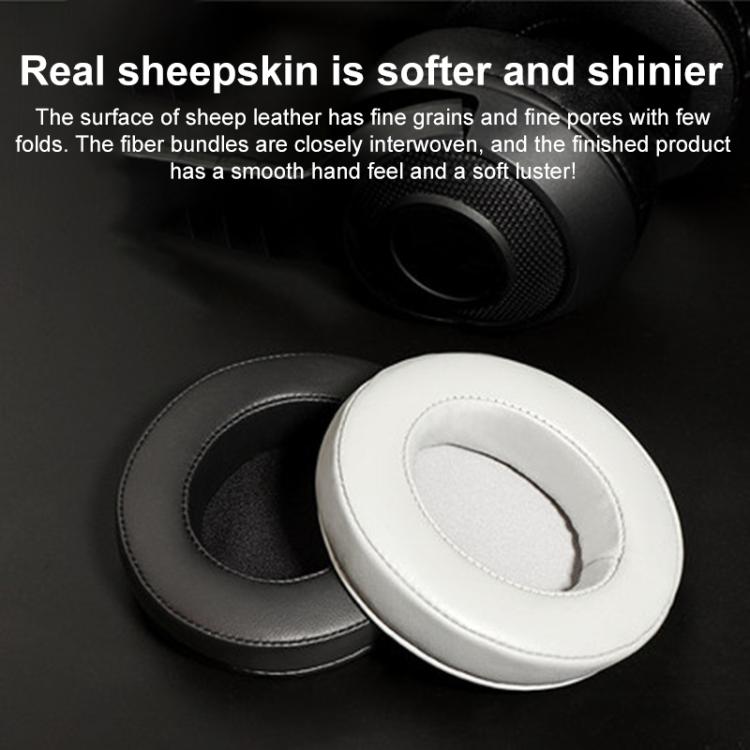 2pcs Insert Replacement Earpads For Razer Standard X / Kraken X / V3 X, Material:Protein Leather and Ice Silk Fabric(Black) - Earmuff & Pad by buy2fix | Online Shopping UK | buy2fix