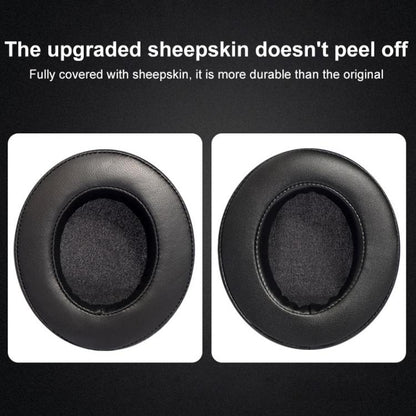 2pcs Insert Replacement Earpads For Razer Standard X / Kraken X / V3 X, Material:Protein Leather and Ice Silk Fabric(Black) - Earmuff & Pad by buy2fix | Online Shopping UK | buy2fix