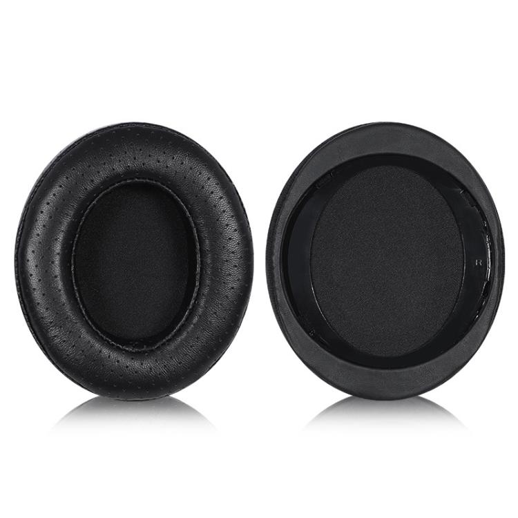 2pcs Lambskin Punching Splicing Earphone Replacement Earpads Pads For Philips SHP9500(Black) - Earmuff & Pad by buy2fix | Online Shopping UK | buy2fix