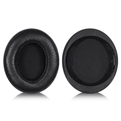 2pcs Lambskin Punching Splicing Earphone Replacement Earpads Pads For Philips SHP9500(Black) - Earmuff & Pad by buy2fix | Online Shopping UK | buy2fix