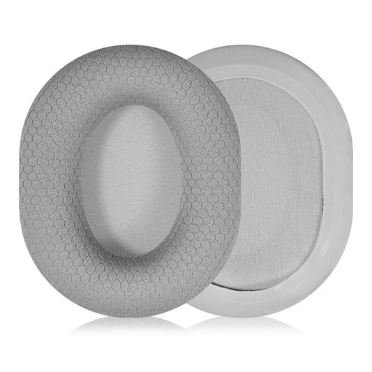 2pcs Insert Replacement Earpads For Razer Barracuda / Barracuda X, Material:Football Net Fabric(Grey) - Earmuff & Pad by buy2fix | Online Shopping UK | buy2fix