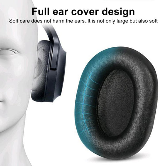 2pcs Insert Replacement Earpads For Razer Barracuda / Barracuda X, Material:Protein Leather(Grey) - Earmuff & Pad by buy2fix | Online Shopping UK | buy2fix