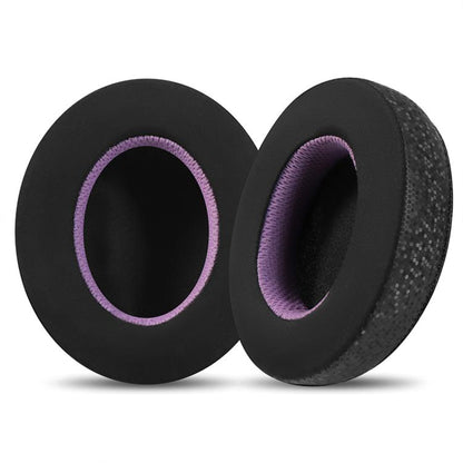 2 Pack Ice Gel Earphone Replacement Earpads Pads For Philips SHP9500(Black Purple) - Earmuff & Pad by buy2fix | Online Shopping UK | buy2fix
