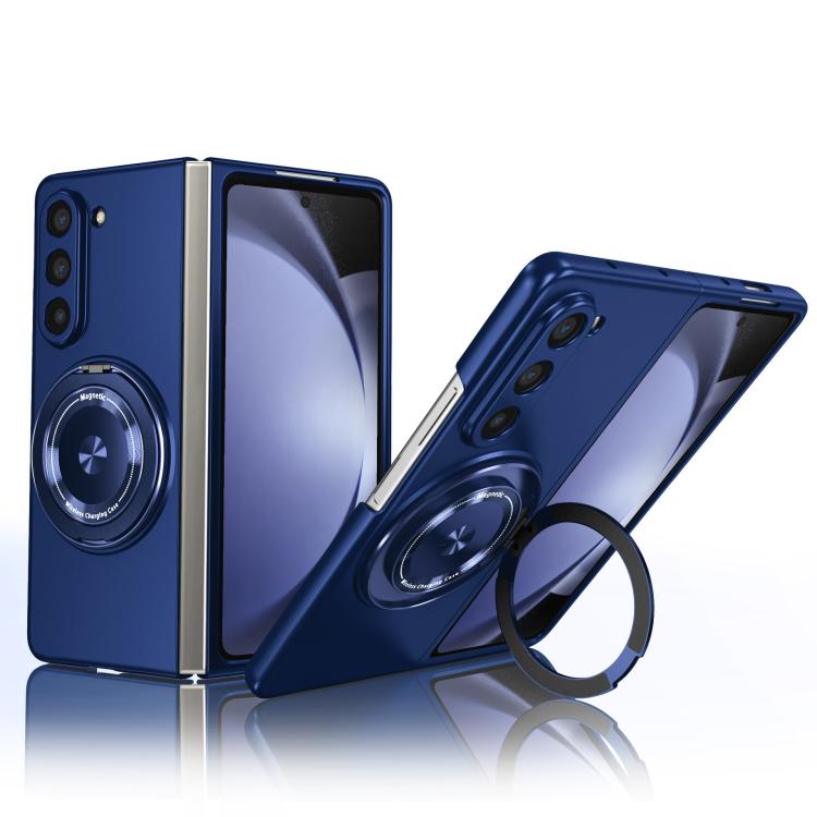 For Samsung Galaxy Z Fold7 Kalebol MagSafe Rotation Holder PC Phone Case(Royal Blue) - Galaxy Z Fold7 5G Cases by Kalebol | Online Shopping UK | buy2fix
