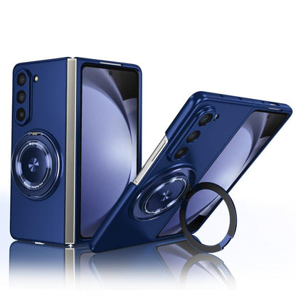 For Samsung Galaxy Z Fold7 Kalebol MagSafe Rotation Holder PC Phone Case(Royal Blue) - Galaxy Z Fold7 5G Cases by Kalebol | Online Shopping UK | buy2fix