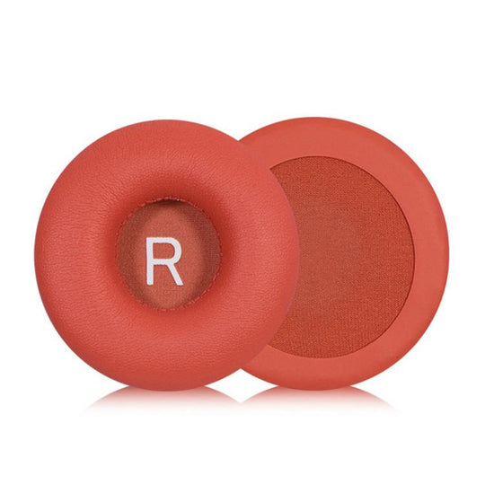 1 Pair Protein Leather Earphone Replacement Earpads Pads For Philips TAH4105(Red)