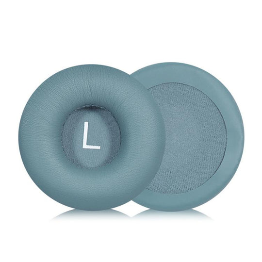 1 Pair Protein Leather Earphone Replacement Earpads Pads For Philips TAH4105(Blue)