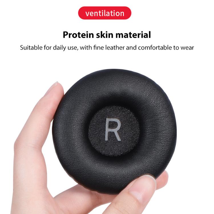 1 Pair Protein Leather Earphone Replacement Earpads Pads For Philips TAH4105(Blue) - Earmuff & Pad by buy2fix | Online Shopping UK | buy2fix