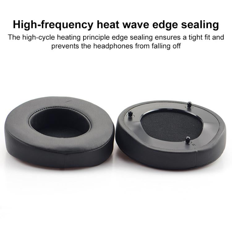 1 Pair Push Snap-on Replacement Earpads For Razer ManOWar 7.1, Material:Lambskin(Black) - Earmuff & Pad by buy2fix | Online Shopping UK | buy2fix