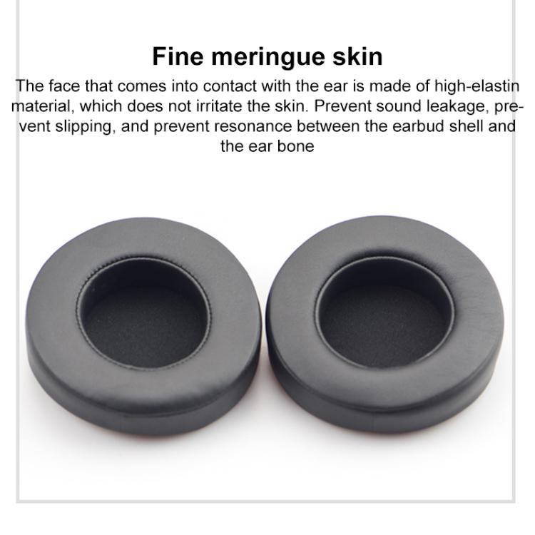 1 Pair Push Snap-on Replacement Earpads For Razer ManOWar 7.1, Material:Protein Leather(Black) - Earmuff & Pad by buy2fix | Online Shopping UK | buy2fix
