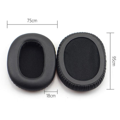 For DENON AH-MM400 2pcs Insert Lambskin Replacement Earpads(Black) - Earmuff & Pad by buy2fix | Online Shopping UK | buy2fix
