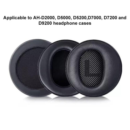 For DENON AH-D2000 / D5000 / D5200 / D7000 1 Pair Insert Lambskin Replacement Earpads(Black) - Earmuff & Pad by buy2fix | Online Shopping UK | buy2fix