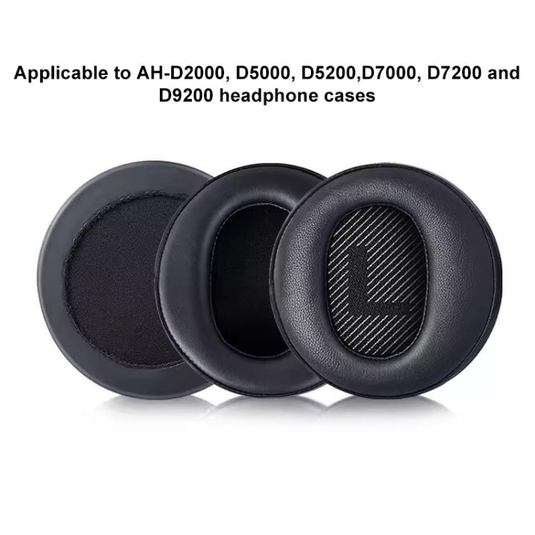 2pcs Insert Hollow Style Replacement Earpads For DENON AH-D2000 / D5000 / D5200 / D7000, Material:Lambskin(Black) - Earmuff & Pad by buy2fix | Online Shopping UK | buy2fix