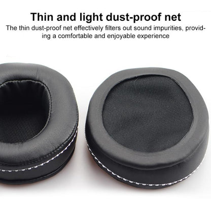 For DENON AH-D600 / D7100 1 Pair Insert Lambskin Replacement Earpads(Black) - Earmuff & Pad by buy2fix | Online Shopping UK | buy2fix