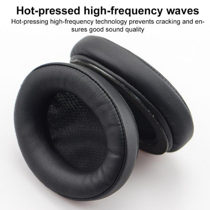 2pcs Push-on Replacement Earpads For DENON AH D1100 / AH-NC800, Material:Protein Leather(Black) - Earmuff & Pad by buy2fix | Online Shopping UK | buy2fix
