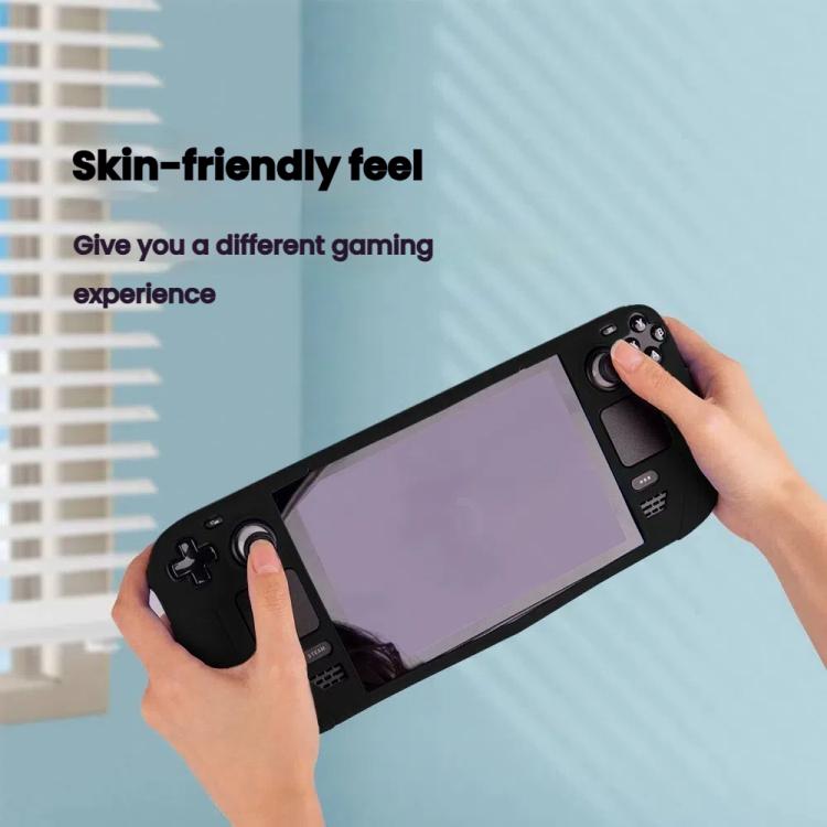 For Steam Deck Game Console Silicone One-piece Protective Case(Red) - Cover Case by buy2fix | Online Shopping UK | buy2fix