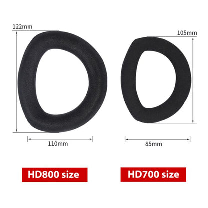 2pcs Snap-on Replacement Earpads For Sennheiser HD700, Material:Nano Hot Pressing(Black) - Earmuff & Pad by buy2fix | Online Shopping UK | buy2fix