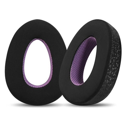 2pcs Snap-on Replacement Earpads For Sennheiser PXC550 / PXC480 / MB660, Material:Magic Ice Leather(Black Purple) - Earmuff & Pad by buy2fix | Online Shopping UK | buy2fix