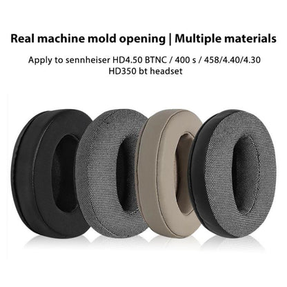 2pcs Insert Replacement Earpads For Sennheiser HD4.30 / HD350BT / HD400s / HD420s / HD458BT / HD300 / HD4.50 / HD4.40BT, Material:Ice Silk Cloth White - Earmuff & Pad by buy2fix | Online Shopping UK | buy2fix