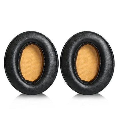 2pcs Insert Lambskin Replacement Earpads For Sennheiser MOMENTUM 2.0(Black Yellow) - Earmuff & Pad by buy2fix | Online Shopping UK | buy2fix