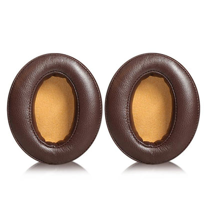 2pcs Insert Lambskin Replacement Earpads For Sennheiser MOMENTUM 2.0(Brown Yellow) - Earmuff & Pad by buy2fix | Online Shopping UK | buy2fix