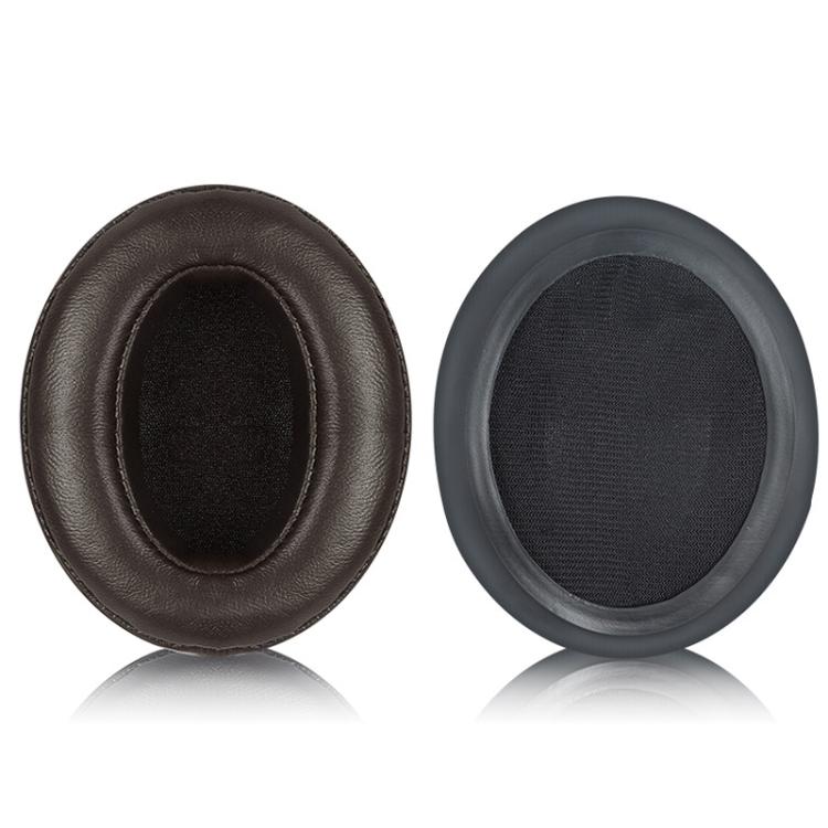 2pcs Insert Lambskin Replacement Earpads For Sennheiser MOMENTUM 2.0(Dark Brown) - Earmuff & Pad by buy2fix | Online Shopping UK | buy2fix