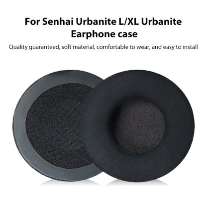 2pcs Insert Replacement Earpads For Sennheiser Urbanite XL, Material:Protein Leather(Black) - Earmuff & Pad by buy2fix | Online Shopping UK | buy2fix