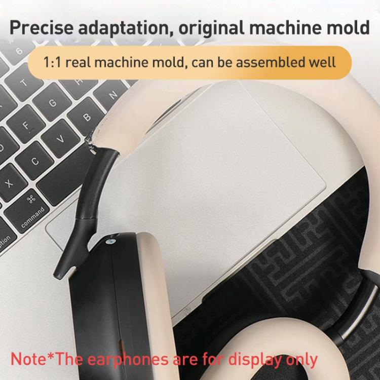 Headphone Silicone Zipper Headband Protective Cover For Sony WH-1000XM5(Champagne) - Earmuff & Pad by buy2fix | Online Shopping UK | buy2fix