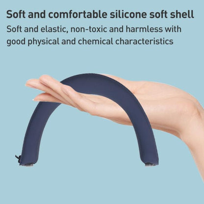 Headphone Silicone Zipper Headband Protective Cover For Sony WH-1000XM5(Blue) - Earmuff & Pad by buy2fix | Online Shopping UK | buy2fix